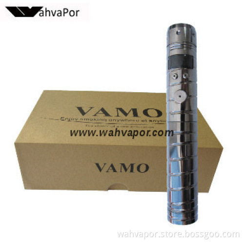 china e cig chrome black chrome stainless vv vw mod vamo v3